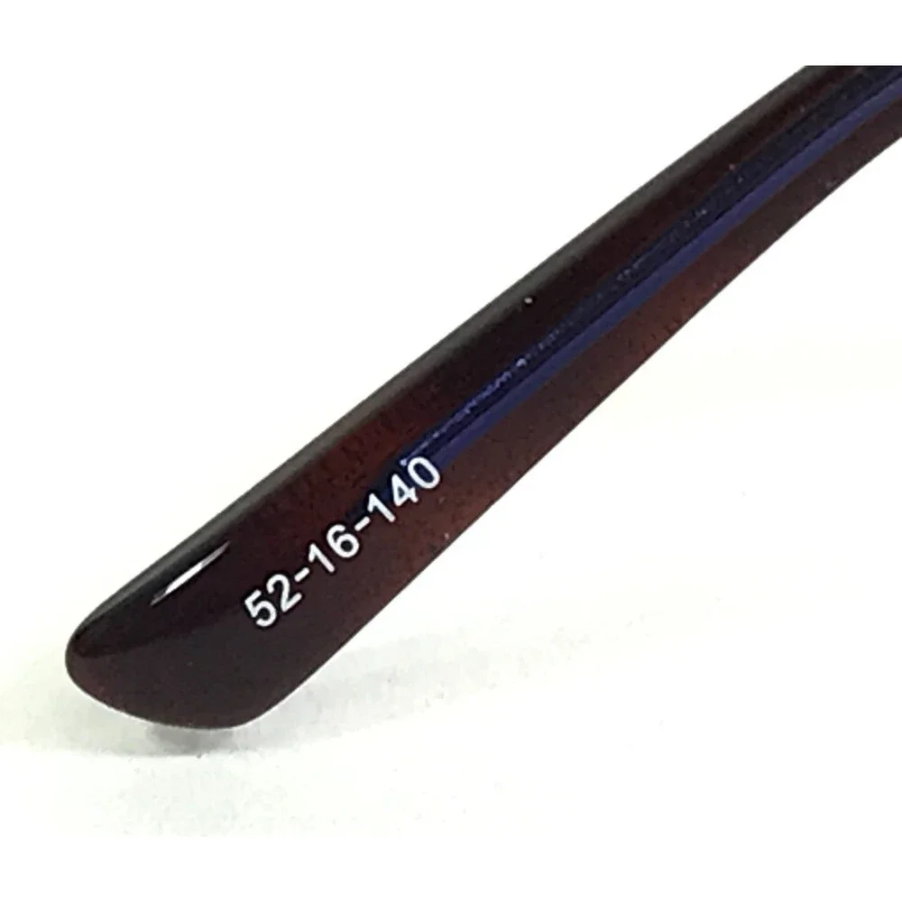 Cinzia Eyeglasses Frames CIN-5033 C3 Red Brown Havana on Purple 52-16-140